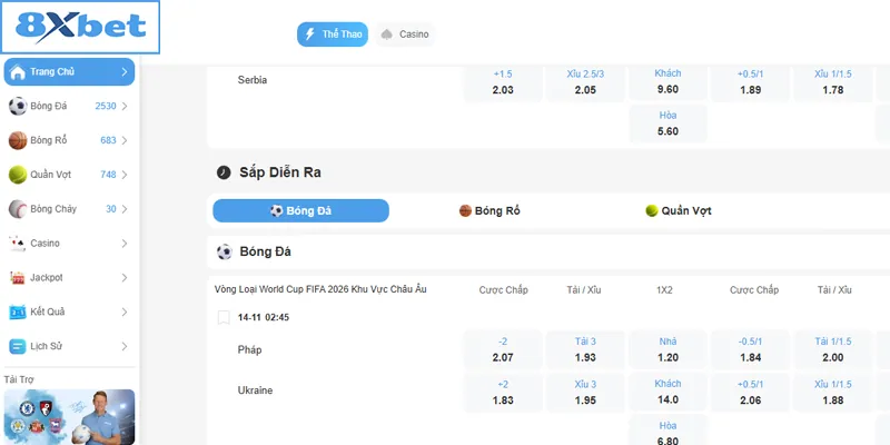 8XBET là nhà cái trực tuyến uy tín có kho trò chơi top 1 Việt Nam